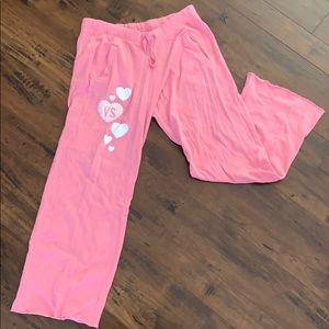 VICTORIAS SECRET PJ PANTS- color is pretty pink.